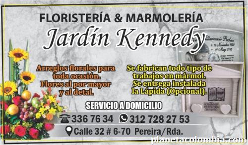 Floristería jardín kennedy y marmolería: teléfono y horarios - Calle  32#6'70 Por El Cementerio Sancamilo, Pereira