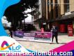 Pasacalle y Carro Valla en Bogotá Disponible